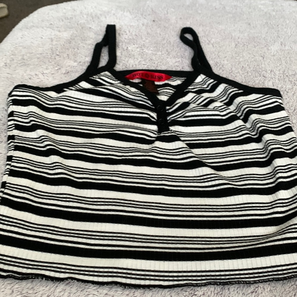 striped crop top